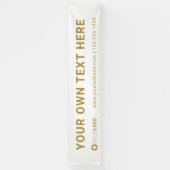 Banderoles Affiche des événements du logo de la société perso (Vertical)