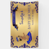 Banderoles Afro-Américain Prince Royal Blue Gold (Vertical)