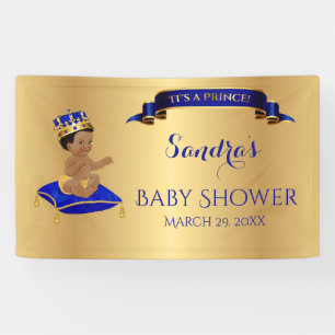 Banderoles Afro-Américain Prince Royal Blue Gold