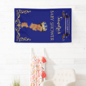Banderoles Afro-Américain Prince Royal Blue Gold (En situation)