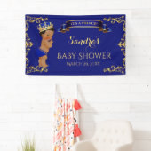 Banderoles Afro-Américain Prince Royal Blue Gold (En situation)