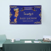 Banderoles Afro-Américain Prince Royal Blue Gold (Salon professionnel)