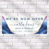 Banderoles Agate Galaxy Celestial Stars Salon Ouverture