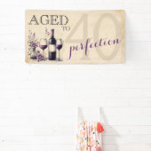 Banderoles Âgé à la perfection 40e anniversaire (Insitu)