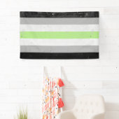 Banderoles Agender (En situation)