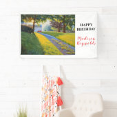 Banderoles Agritourisme d'été en plein soleil Anniversaire (En situation)