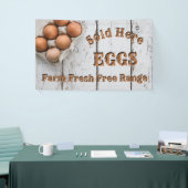 Banderoles Agritourisme OEufs De Gamme Libre Vendu Ici Banniè (Salon professionnel)