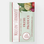 Banderoles Agritourisme Produire Entreprise Agricole (Verticale)