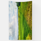 Banderoles Agriturisole de riz vert Vinyle (Vertical)