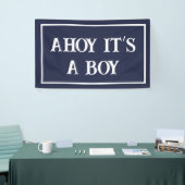 Banderoles Ahoy It's A Boy Banner (Salon professionnel)