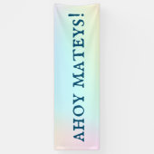 Banderoles Ahoy Mateys ! SIGNE Pirate (Vertical)