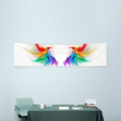 Banderoles Ailes fluffy arc-en-ciel (Salon professionnel)