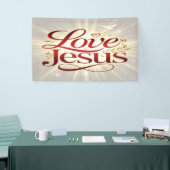 Banderoles Aime Jésus (Salon professionnel)