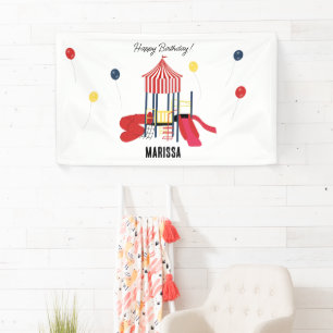 Banderoles Aire de jeu Enfants Garçons Filles Anniversaire No