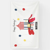 Banderoles Aire de jeu Enfants Garçons Filles Anniversaire No (Vertical)