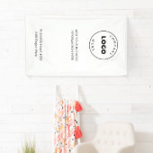 Banderoles Ajouter Business Logo Entreprise Événements d'entr (En situation)