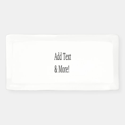 Banderoles Ajouter du texte et plus ! Customisez votre propre (Horizontal)
