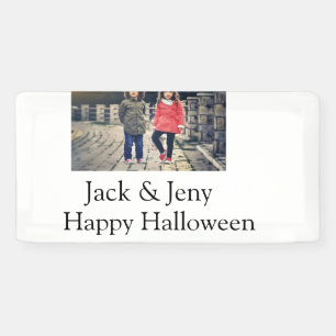 Banderoles ajouter nom photo texte Halloween enfant fille gar