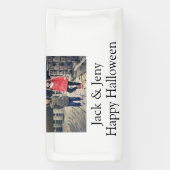 Banderoles ajouter nom photo texte Halloween enfant fille gar (Verticale)