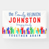 Banderoles Ajouter un nom Fun Family Reunion (Horizontal)