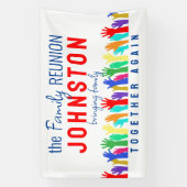 Banderoles Ajouter un nom Fun Family Reunion (Verticale)