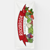 Banderoles Ajouter un village | Signes de marché pour les agr (Vertical)