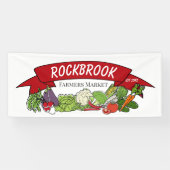 Banderoles Ajouter un village | Signes de marché pour les agr (Horizontal)