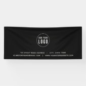 Banderoles Ajouter une adresse de logo Site Web Couleur perso (Horizontal)