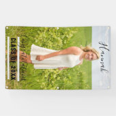 Banderoles Ajouter une photo Partie de graduation extérieure (Horizontal)