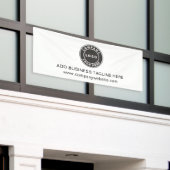 Banderoles Ajouter votre logo d'entreprise et votre site Web (Bâtiment extérieur)