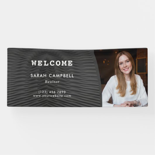 Banderoles Ajouter votre photo Immobilier (Horizontal)