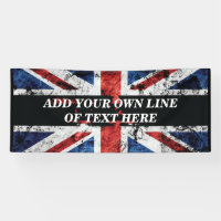 Ajouter votre texte sur le drapeau anglais Jeu d'o