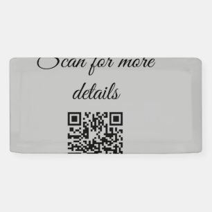 Banderoles ajoutez et scannez le code q r ici ajoutez le nom
