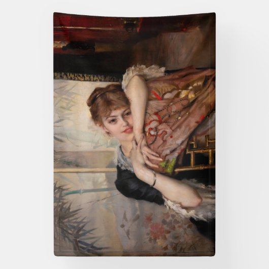 Banderoles Albert Edelfeel - La Parisienne / Virginie (Verticale)