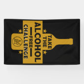 Banderoles Alcool Gratuit Et Sobre (Horizontal)