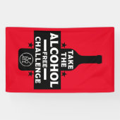 Banderoles Alcool Gratuit Et Sobre (Horizontal)