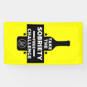 Banderoles Alcool Gratuit Et Sobre (Horizontal)