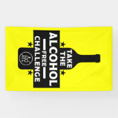 Banderoles Alcool Gratuit Et Sobre (Horizontal)