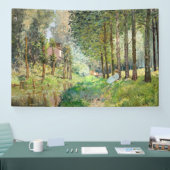 Banderoles Alfred Sisley - Reposez le long du ruisseau (Salon professionnel)