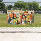 Banderoles Alice à Wonderland (En situation)