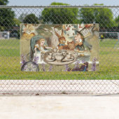 Banderoles Alice au pays des merveilles (En situation)