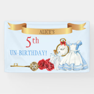 Banderoles Alice au pays des merveilles