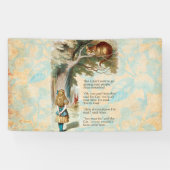 Banderoles Alice au pays des merveilles Cheshire Cat Mad (Horizontal)