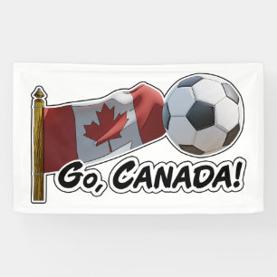 Banderoles Allez, fan de football du Canada