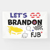 BANDEROLES ALLONS BRANDON AVEC TRUMP (Horizontal)