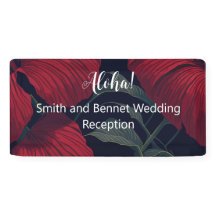 Aloha Hawaii Mariage Rouge Hibiscus