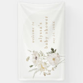 Banderoles ALYSSA Floral Summer Boho Wild Flower Baby shower (Vertical)