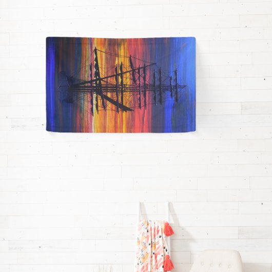 Banderoles Amarrage à l'aube (Insitu)