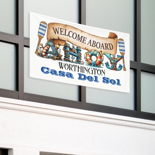 Banderoles AMARRAGE Nautique (Bâtiment extérieur)