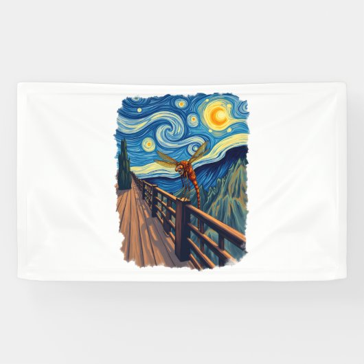 Banderoles Amateurs de libellules libellules artistiques (Horizontal)